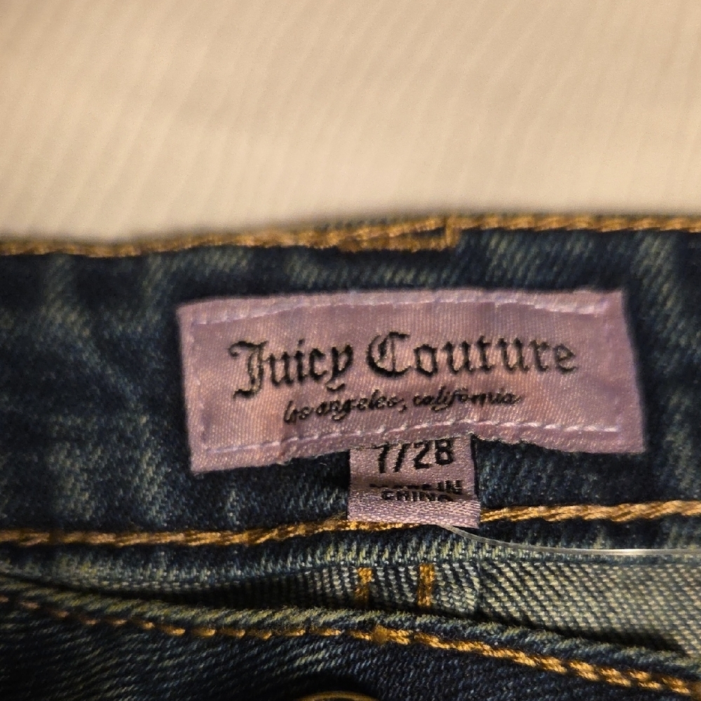 Juicy Couture Blue Wide Leg Jeans - Picture 3 of 6